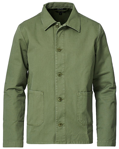 A.P.C. Kerlouan Shirt Jacket Olive
