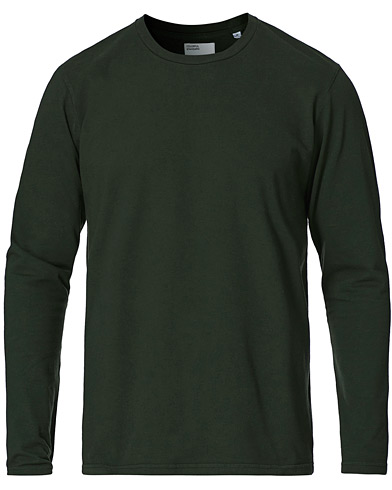 Herre | Langermede t-shirts | Colorful Standard | Classic Organic Long Sleeve T-shirt Hunter Green