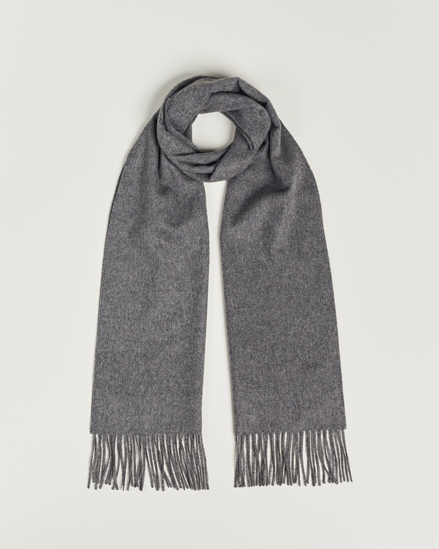 Piacenza Cashmere Cashmere Scarf Grey Melange – Grå