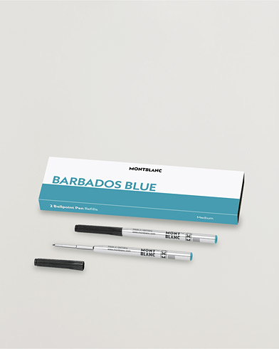 Herre | Livsstil | Montblanc | 2 Ballpoint Pen Refills Barbados Blue