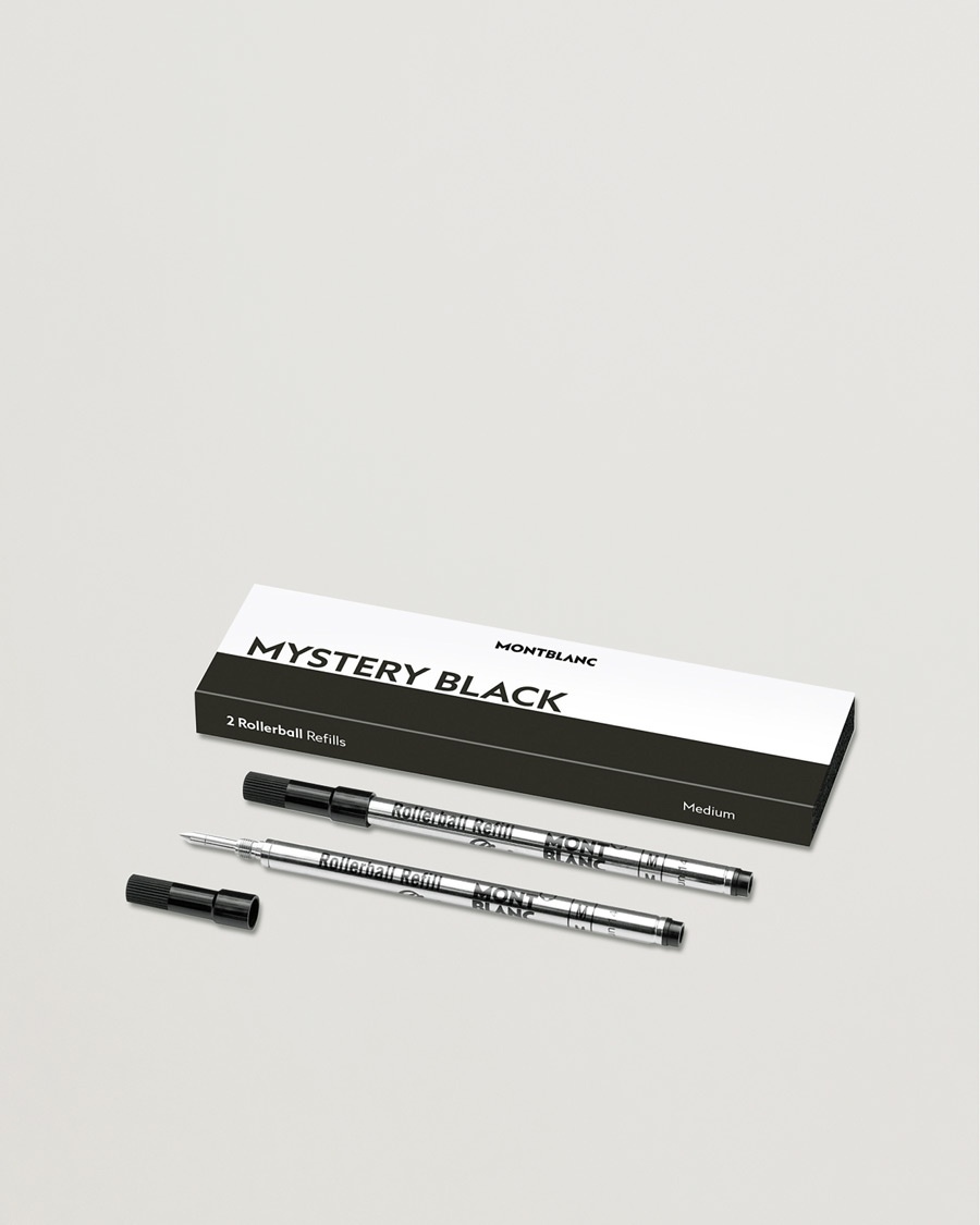 Herre | Penner | Montblanc | 2 Rollerball Refills Mystery Black