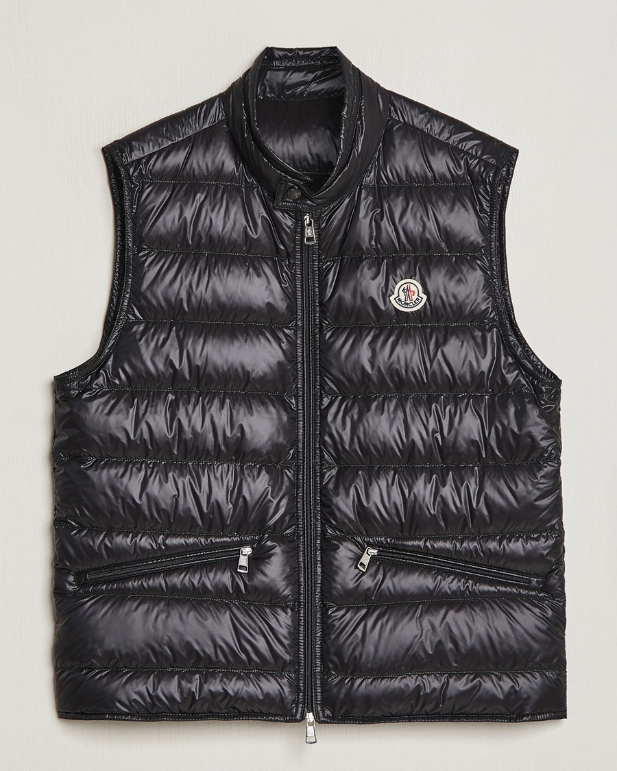 Moncler Gui Down Vest Black – Svart