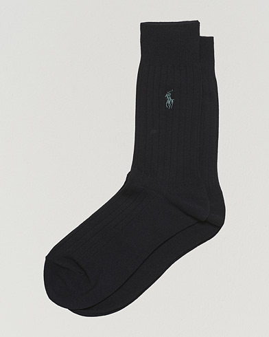 Vanlige sokker |  2-Pack Egyptian Cotton Socks Black