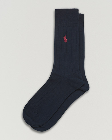 Vanlige sokker |  2-Pack Egyptian Cotton Socks Navy