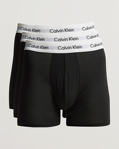 Herre | Trunks | Calvin Klein | Cotton Stretch 3-Pack Boxer Breif Black