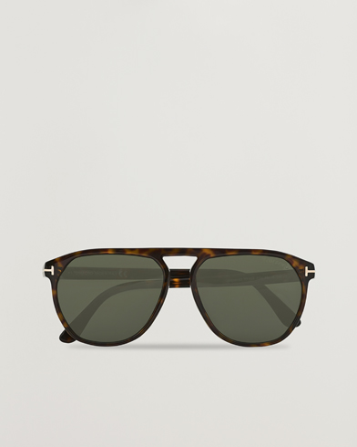 Herre |  | Tom Ford | Jasper-02 Sunglasses Dark Havana/Green