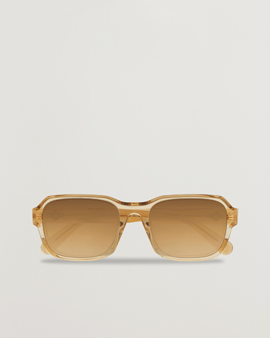Herre | Firkantede solbriller | Moncler Lunettes | Icebridge Sunglasses Shiny Beige/Brown Mirror