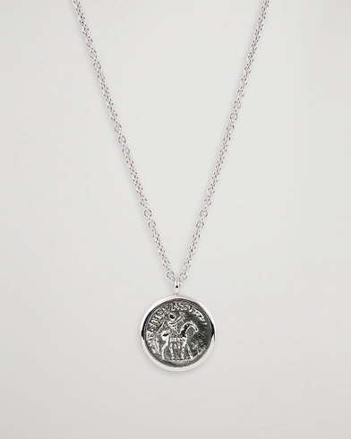 Herre | Halsband | Tom Wood | Coin Pendand Necklace Silver