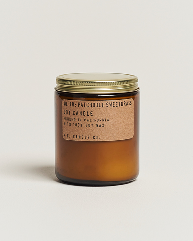 Herre | P.F. Candle Co. | P.F. Candle Co. | Soy Candle No. 19 Patchouli Sweetgrass 204g