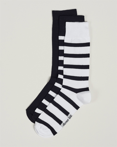  |  3-Pack Loer Socks Navy/White