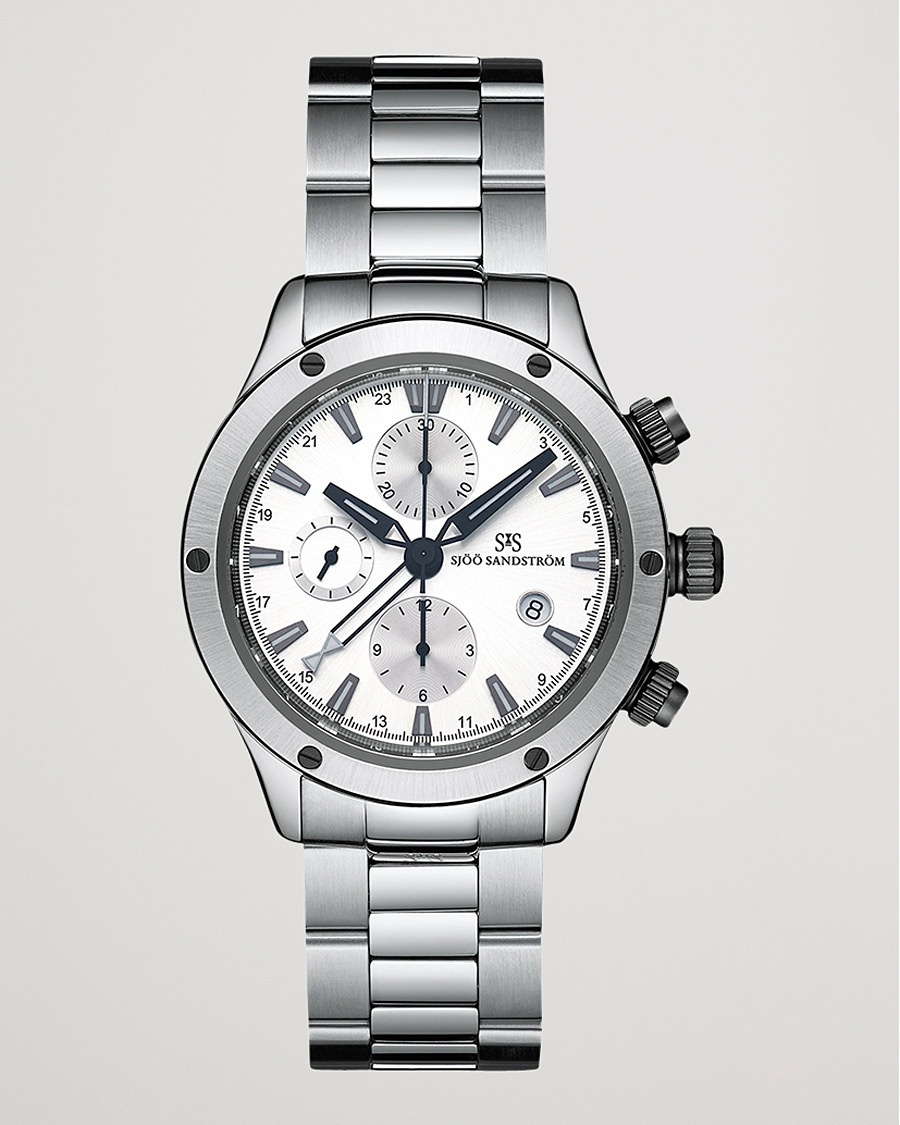 Sjöö Sandström UTC Extreme 44,2mm White and Stainless Steel