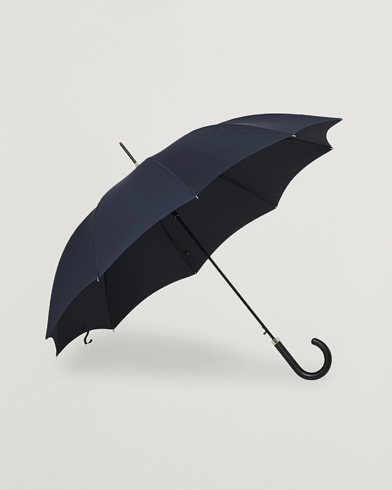 Herre | Møt Regnet Med Stil | Fox Umbrellas | Hardwood Automatic Umbrella Navy
