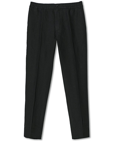  |  Sasha Linen Drawstring Trousers Black