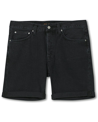 Herre | Nudie Jeans | Nudie Jeans | Josh Stretch Denim Shorts Black Water