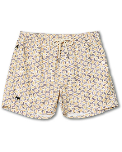 Herre | Badeshorts | OAS | Printed Swim Shorts Geometric