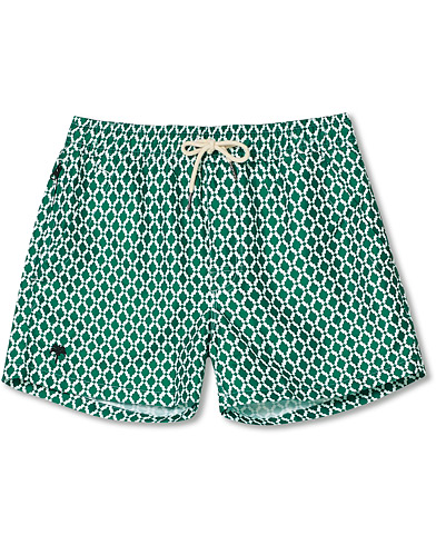  |  Printed Swim Shorts Green Tile