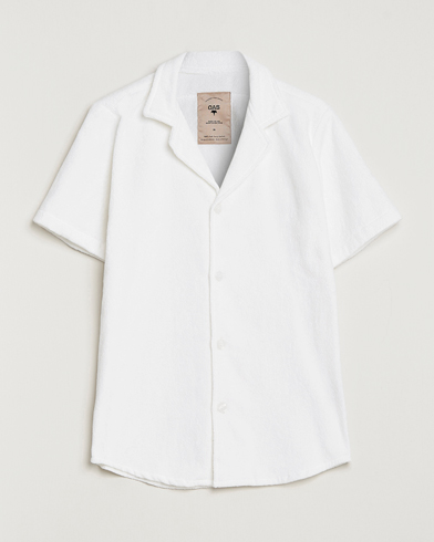 Herre | OAS | OAS | Terry Cuba Short Sleeve Shirt White