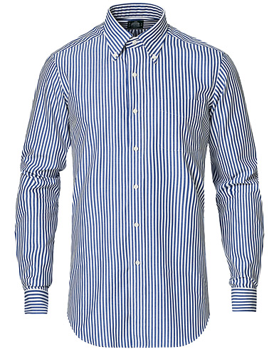 Håndverk fra Japan |  Slim Fit Broadcloth Button Down Shirt Blue