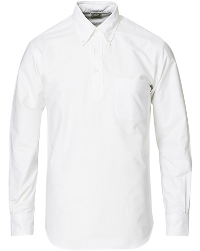 Kamakura Shirts Vintage Ivy Oxford Popover Shirt White