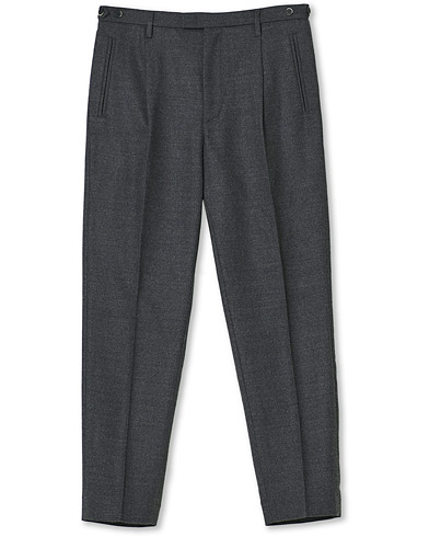 Barena Masco Flannel Trousers Grey Melange