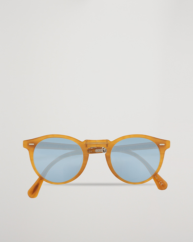 Solbriller |  Gregory Peck 1962 Folding Sunglasses Matte Amber