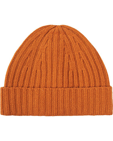  |  Ribbed Cashmere Hat Mustard