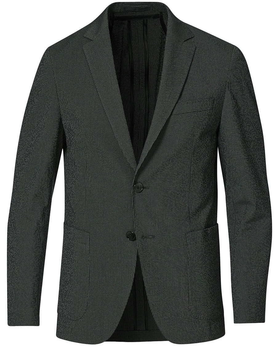 BOSS Nolvay Seersucker Patch Pocket Blazer Dark Green BOSS Nolvay Seersucker Patch Pocket Blazer Dark Green