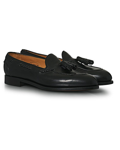 Herre | Kjøp sko fra Edward Green, få skoblokk på kjøpet. | Edward Green | Belgravia Tassel Loafer Black Calf