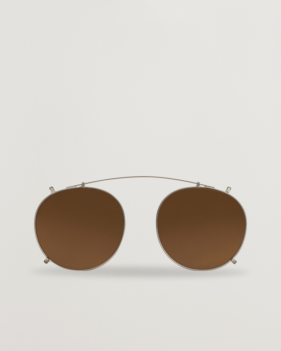 TBD Eyewear Clip-ons Silver/Tobacco – Brun