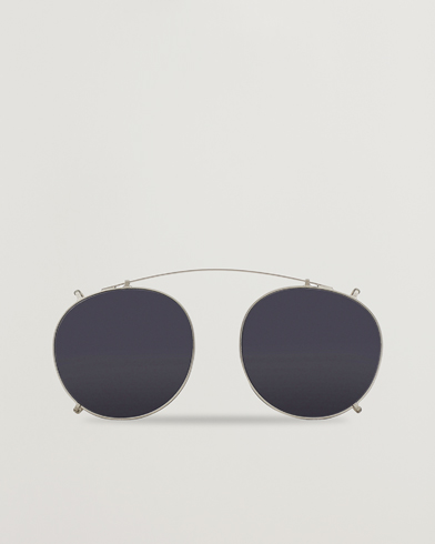 Runde solbriller |  Clip-ons Silver/Gradient Grey