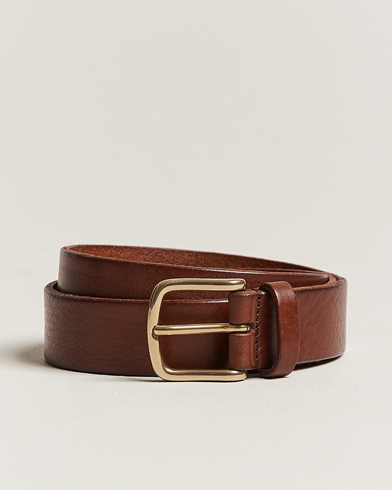  |  Leather Belt 3 cm Cognac