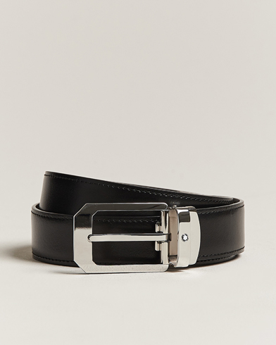 Herre | Belte | Montblanc | Reversible Rectangular Buckle 30mm Belt Black/Brown