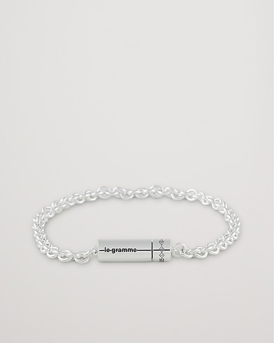 Herre | Contemporary Creators | LE GRAMME | Chain Cable Bracelet Sterling Silver 11g