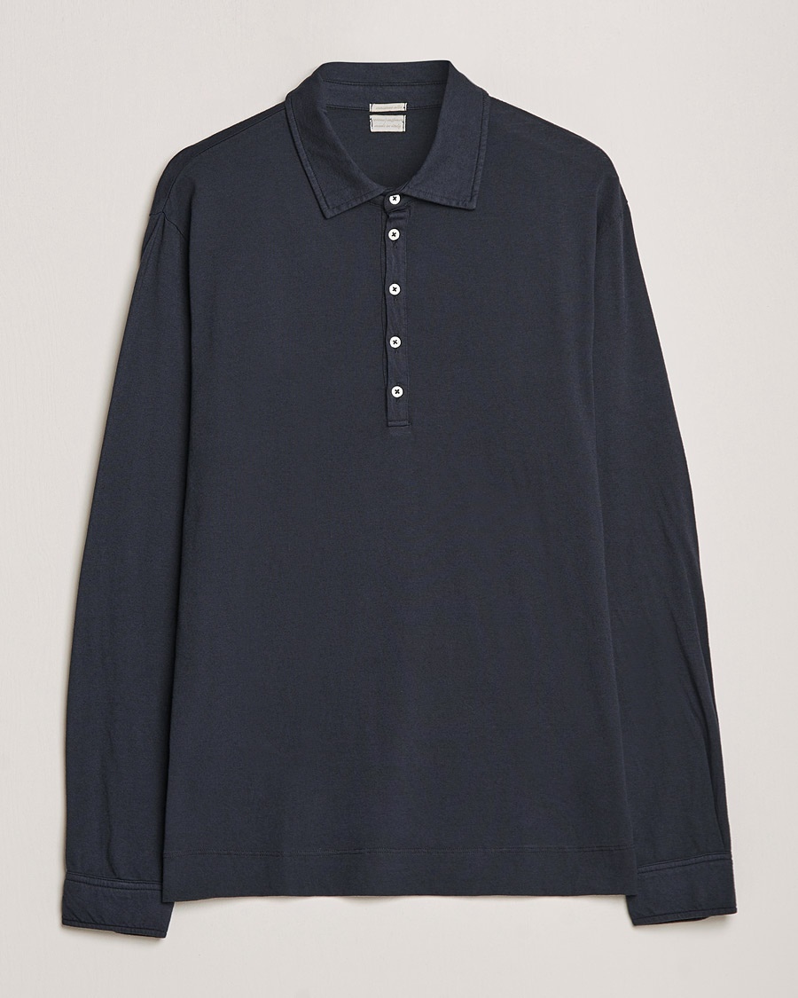 Herre | Massimo Alba | Massimo Alba | Ischia Cotton/Cashmere Polo Navy