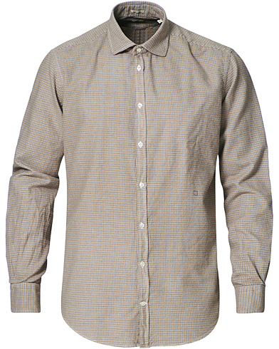 |  Canary Micro Check Shirt Beige Check