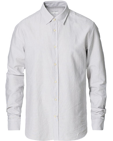  |  Benjamins Oxford Stripe Shirt Light Grey