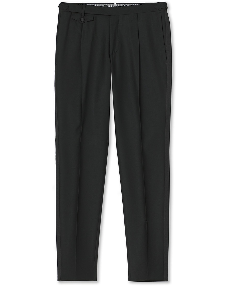 Morris Heritage Jason Tuxedo Trousers Black Morris Heritage Jason Tuxedo Trousers Black
