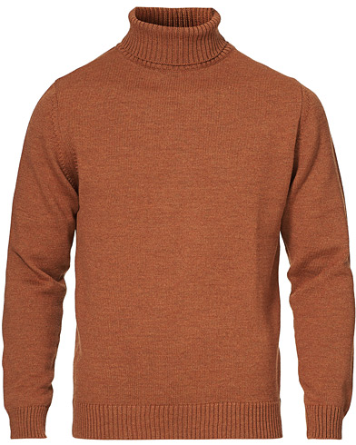  |  Heavy Knitted Merino Rollneck Soft Orange