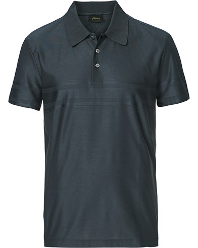  |  Textured Short Sleeve Polo Anthracite