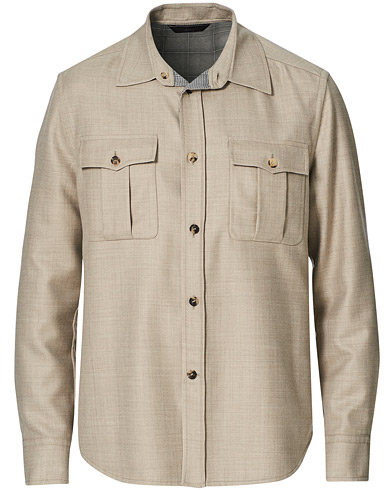  |  Wool Vagabond Shirt Jacket Beige
