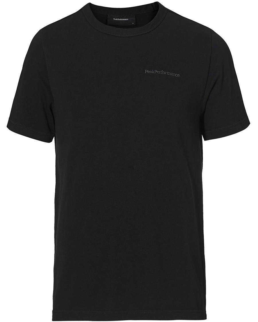 Peak Performance Moment Organic Cotton Tee Black Peak Performance Moment Organic Cotton Tee Black