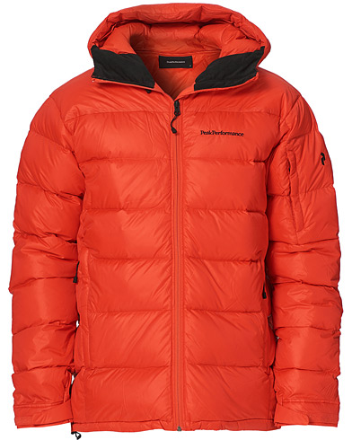  Frost Down Hooded Jacket Racing Red