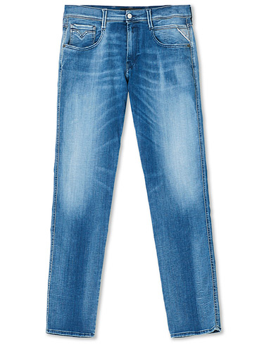Resirkulert |  Anbass Hyperflex Re-Used Jeans Light Blue