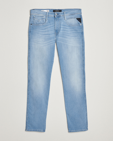 Herre | Slim fit | Replay | Anbass Hyperflex X-Lite Jeans Light Blue