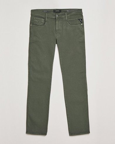 Herre | 5-lommersbukser | Replay | Anbass Hyperflex X.Lite 5-Pocket Pants Army Green