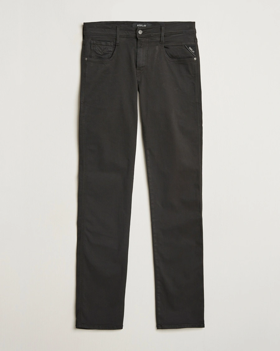 Replay Anbass Hyperflex X.Lite 5-Pocket Pants Black – Svart