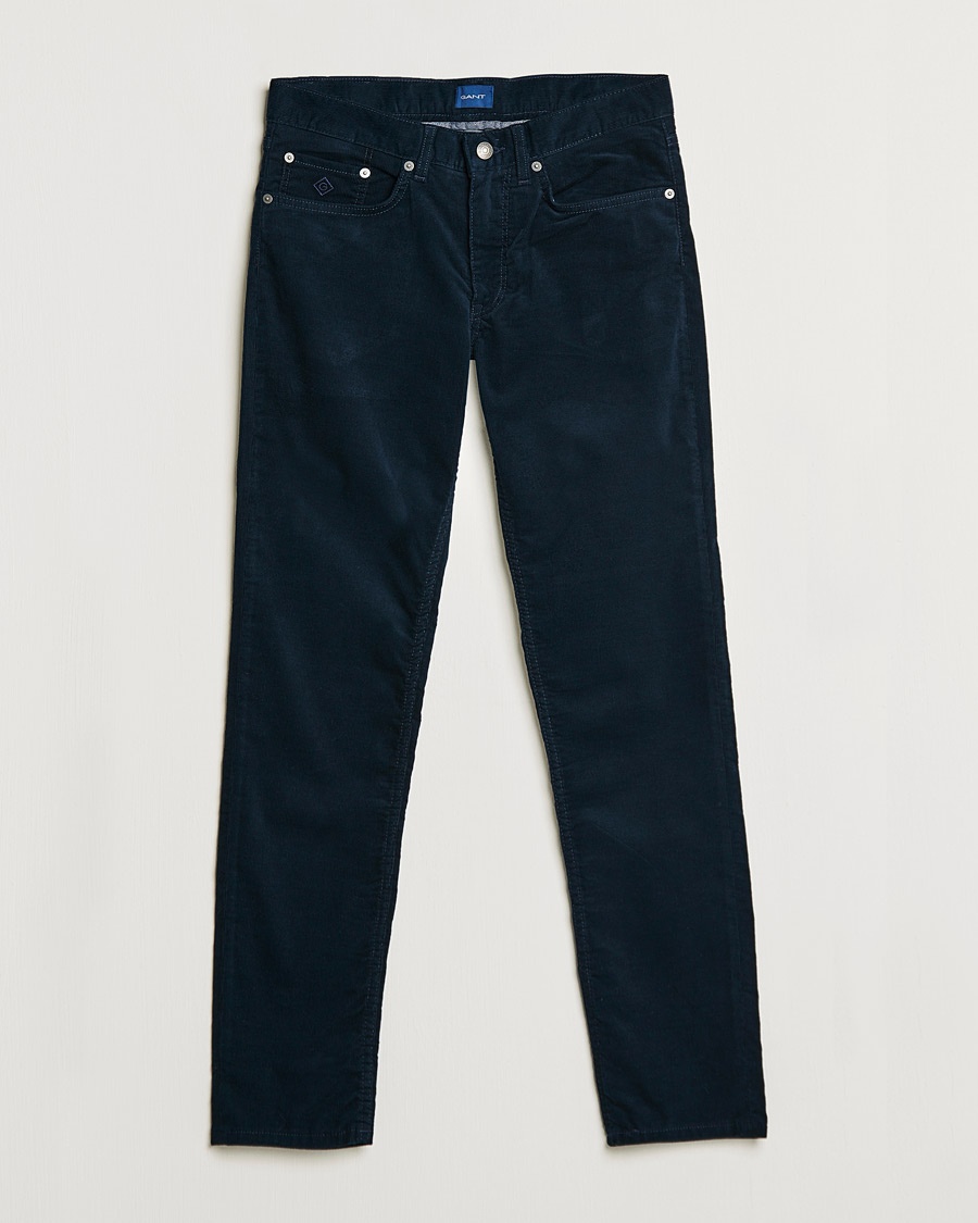 Herre | | GANT | Hayes Cord Jeans Marine