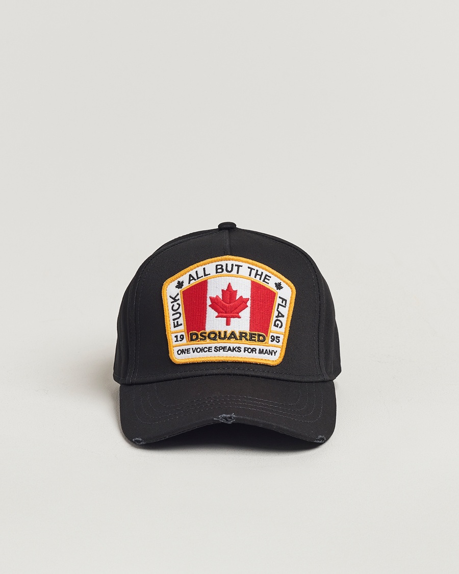 Herre | | Dsquared2 | Big Leaf Baseball Cap Black