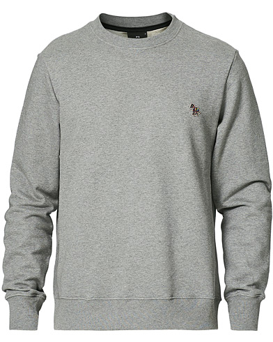 Herre | Gensere | PS Paul Smith | Organic Cotton Zebra Sweatshirt Grey