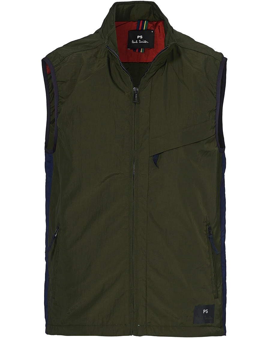 PS Paul Smith Nylon Gilet Olive PS Paul Smith Nylon Gilet Olive